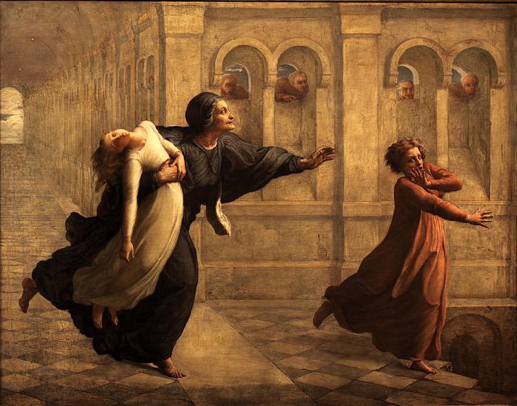 Louis Janmot The nightmare oil painting picture